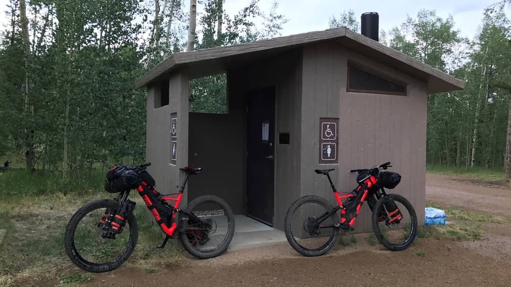 Kenosha Pass outhouse