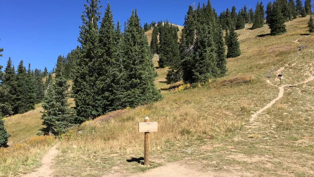 start of the glorious downhill