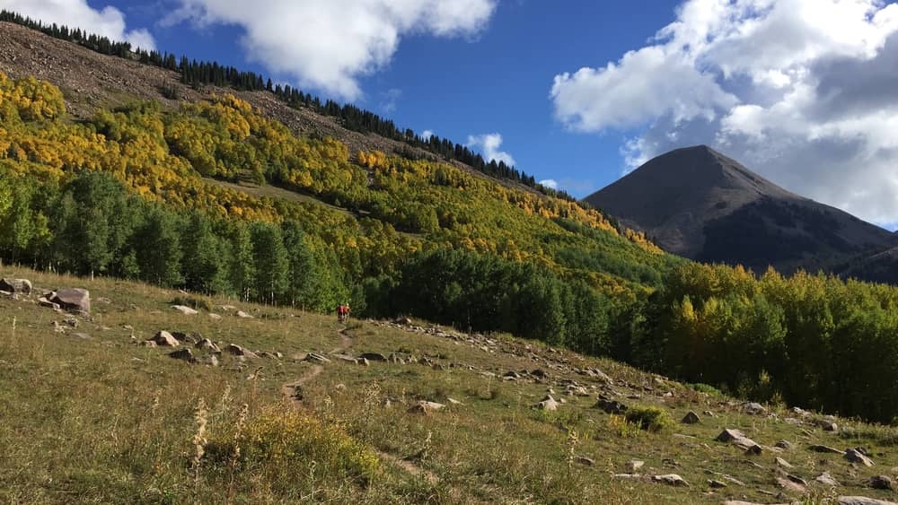 heading up to Burro Pass